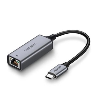  Адаптер UGreen CM199 (50737) USB Type C to 10/100/1000M Ethernet Adapter серый космос 