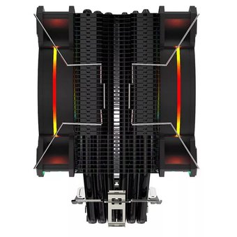  Кулер Alseye H120D Universal, TDP 200W, Heat Pipe:O6mm 6pcs, 800-2000RPM, 11.6-35.3dB(A), RGB, RTL 