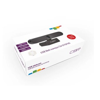  Web-камера CBR CW 870FHD Black 