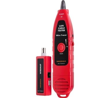  Кабельный тестер NIKOMAX NMC-TED400TR с LCD дисплеем 