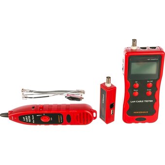  Кабельный тестер NIKOMAX NMC-TED400TR с LCD дисплеем 