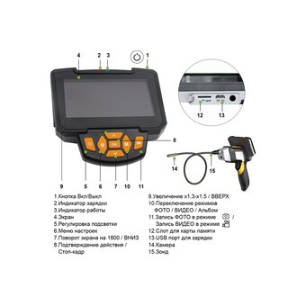  Видеоэндоскоп iCarTool IC-V112C 