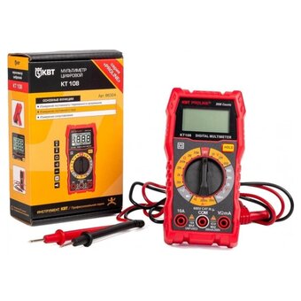  Мультиметр цифровой КВТ KT 108 Proline (86324) 