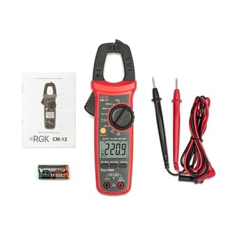  Токоизмерительные клещи RGK CM-12 (779685) с поверкой 