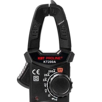 Токовые клещи КВТ KT 200A Proline (79129) цифровые 