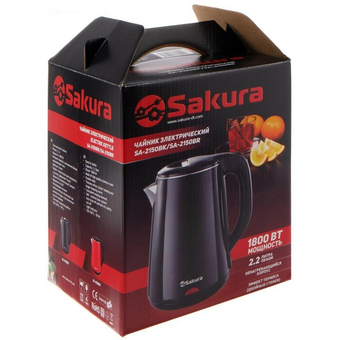  Электрочайник Sakura SA-2150BK 