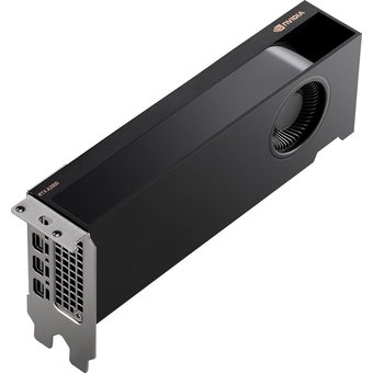  Видеокарта PNY nVidia RTX A2000 (VCNRTXA2000-12GB-BLK) 12 GB GDDR6 with ECC 192-bit , CUDA 3328, mDP 1.4a x4, (1x LP bracket) Bulk 