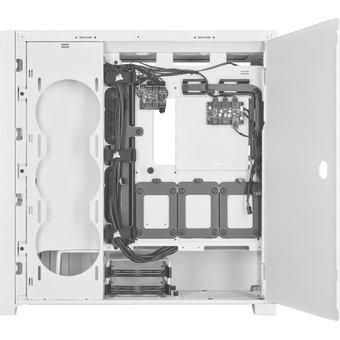  Корпус Corsair iCUE 5000X RGB (CC-9011233-WW) Mid-Tower, white, Tempered Glass (650393) 