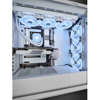  Корпус Corsair iCUE 5000X RGB (CC-9011233-WW) Mid-Tower, white, Tempered Glass (650393) 