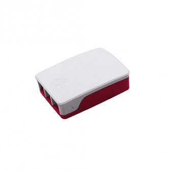  Корпус Qumo (RS030) ABS Plastic, Raspberry Pi 4, White+Red 