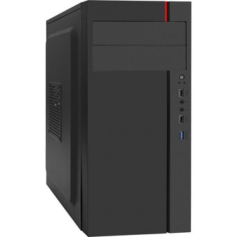  Корпус ExeGate AA-440U Miditower (ATX, без БП, 2*USB+1*USB3.0, аудио, черный) 