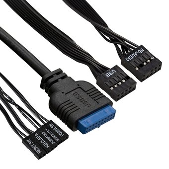  Корпус ExeGate AA-440U Miditower (ATX, без БП, 2*USB+1*USB3.0, аудио, черный) 