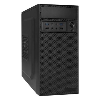  Корпус ExeGate BAA-109U2-AAA450 Minitower (mATX, AAA450 8см, 2*USB+2*USB3.0, аудио, черный) 