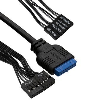  Корпус ExeGate BAA-113U-AAA350 EX292352RUS Minitower (mATX, БП AAA350 с вент. 8см, 2*USB+1*USB3.0, аудио, черный) 