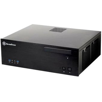  Корпус Silverstone Grandia GD04B SST-GD04B HTPC Black, mATX, USB3.0, Audio, без БП 