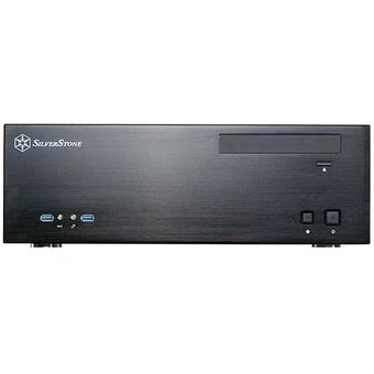  Корпус Silverstone Grandia GD04B SST-GD04B HTPC Black, mATX, USB3.0, Audio, без БП 