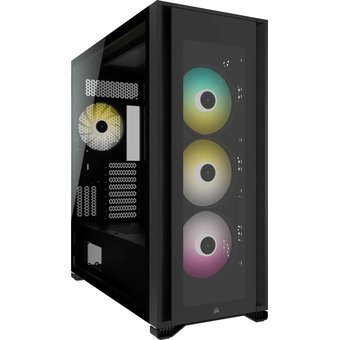  Корпус Corsair iCUE 7000X RGB (CC-9011226-WW) Full-Tower ATX, black,Tempered Glass (639435) 