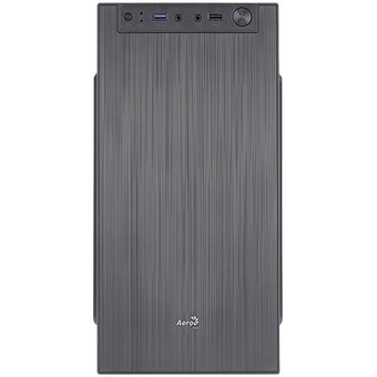  Корпус Aerocool Cs-108-S-BK-v1 (mATX, без БП, USB3.0 x1, USB2.0 x1, 8cm black fan x1) 
