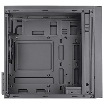  Корпус Aerocool Cs-108-S-BK-v1 (mATX, без БП, USB3.0 x1, USB2.0 x1, 8cm black fan x1) 