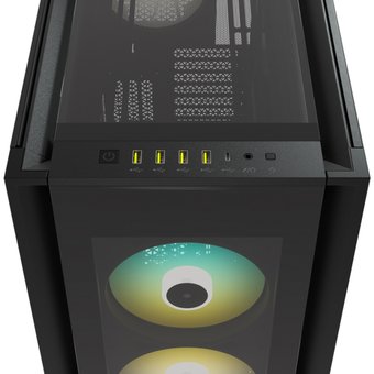  Корпус Corsair iCUE 7000X RGB (CC-9011226-WW) Full-Tower ATX, black,Tempered Glass (639435) 