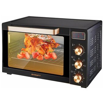  Мини-печь KRAFT TCH-MO6012 RKDGLB золотой/черный 