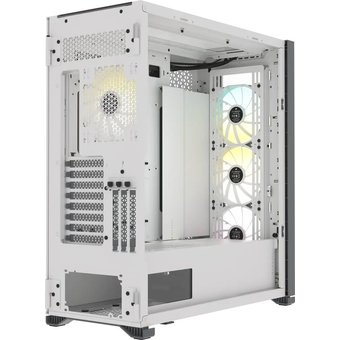  Корпус Corsair iCUE 7000X RGB (CC-9011227-WW) Full-Tower ATX, white, Tempered Glass (639459) 
