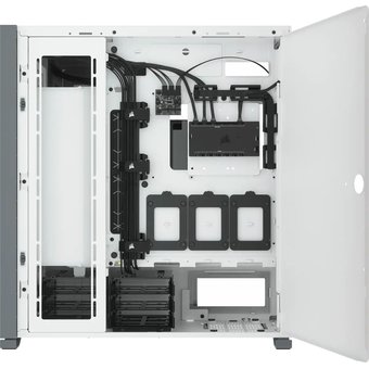  Корпус Corsair iCUE 7000X RGB (CC-9011227-WW) Full-Tower ATX, white, Tempered Glass (639459) 