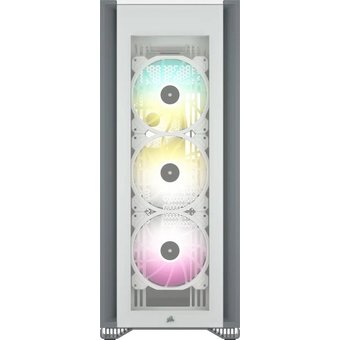  Корпус Corsair iCUE 7000X RGB (CC-9011227-WW) Full-Tower ATX, white, Tempered Glass (639459) 