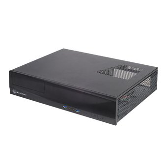  Корпус Silverstone Milo ML03B SST-ML03B Black, Slim HTPC mATX, USB3.0, Audio, без БП 
