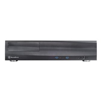  Корпус Silverstone Milo ML03B SST-ML03B Black, Slim HTPC mATX, USB3.0, Audio, без БП 