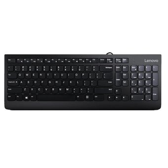  Клавиатура Lenovo 300 черный USB для ноутбука (GX30M39684) 