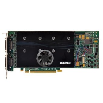  Видеокарта Matrox (MURA-MPX40HF) 4 outputs PCIe x16 (Gen2) 2GB1 64 Gbit/sec, SL-DVI 2048x1152 RGB (VGA) 2048x1536 