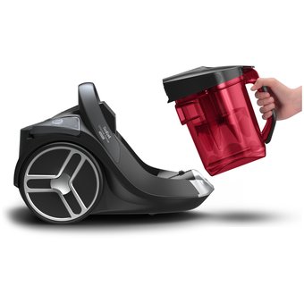  Пылесос Tefal Silence Force Cyclonic TW7233EA красный/серый 