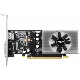  Видеокарта Palit NVIDIA GeForce GT 1030 (NEC103000646-1082F BULK) 2G 2048Mb 64 DDR4 1151/2100 DVIx1 HDMIx1 HDCP Bulk 