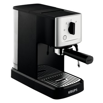  Кофемашина Krups XP344010 черный/серебристый 
