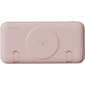  Power Bank Xiaomi Mi Solove 10000mAh Magnetic MagSafe W10 Pink RUS 