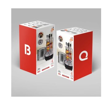  Шашлычница BQ BBQ1001 Черный-Стальной 