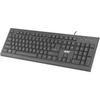  Клавиатура Acer OKW120 черный USB (ZL.KBDEE.006) 