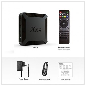  Андройд Приставка X96Q TV BOX Allwinner H313 2G+16G 2.4G WiFi Android 10.0 