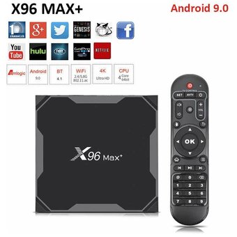  Андройд Приставка X96 Max+ 4G+32G BT+WiFi 2.4 Ghz Android 9.0 