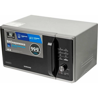  Микроволновая печь Samsung MG23K3515AS/BW серебристый/черный 