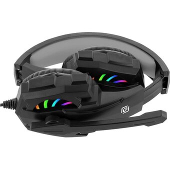  Наушники с микрофоном OKLICK HS-L355G черный 1.8м мониторные оголовье (1939807) 