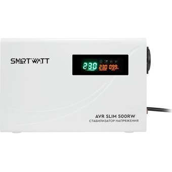 Стабилизатор напряжения SMARTWATT AVR Slim 500RW 