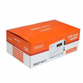  Стабилизатор напряжения SMARTWATT AVR Slim 500RW 