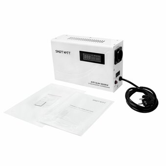  Стабилизатор напряжения SMARTWATT AVR Slim 500RW 
