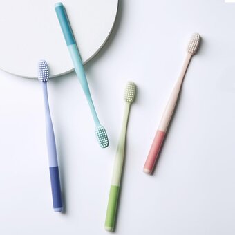  Набор мягких антибактериальных квадратных зубных щеток Everyday Element (6шт) 