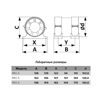  Вентилятор канальный ERA Pro 4 488-001 