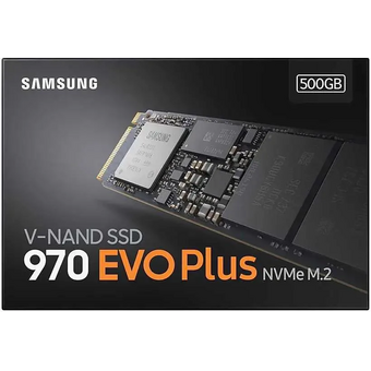  SSD Samsung 970 Evo plus, 500GB (MZ-V7S500B/AM) M.2, PCI-E 3.0 x4, 3D TLC NAND R/W - 3500/3200 MB/s 
