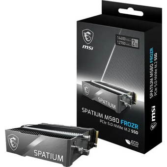  SSD MSI Spatium M580 Frozr (S78-440Q780-P83) PCIe 5.0 NVMe M.2 2TB 