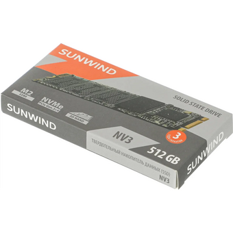  SSD SunWind NV3 SWSSD512GN3T PCIe 3.0 x4 512GB M.2 2280 